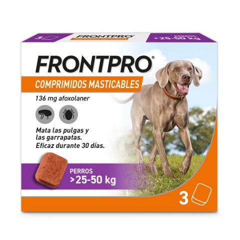 Frontpro Comprimido Masticable Antiparasitari25-50