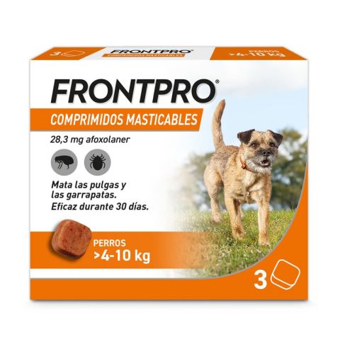 Frontpro Comprimido Masticable Antiparasitario2/10