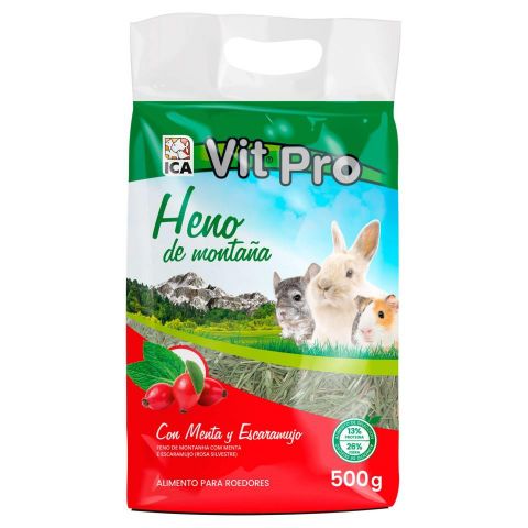HENO VIT PRO 500gr Menta y escaramujo