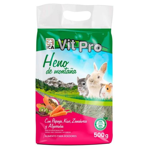 HENO VIT PRO 500gr Papaya, kiwi, zanahoria,algarro