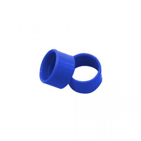 100 ANILLAS DE PLASTICO ABIERTA (azul)