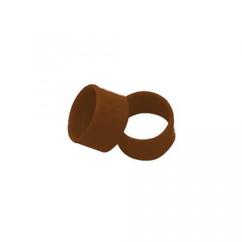 100 ANILLAS DE PLASTICO ABIERTA (marron)