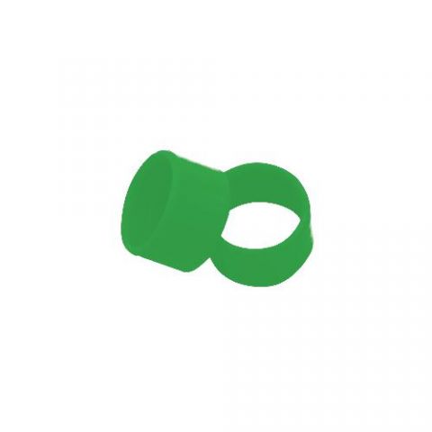 100 ANILLAS DE PLASTICO ABIERTA (verde claro)