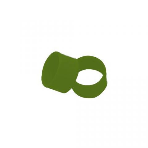 100 ANILLAS DE PLASTICO ABIERTA (verde oliva)