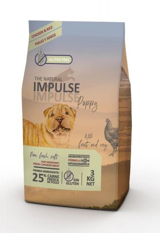 The Natural Impulse Dog Puppy Chicken 3 kg