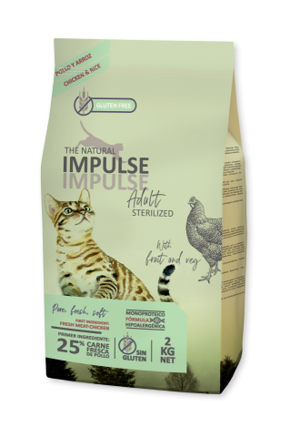 The Natural Impulse Cat Sterilized 2 kg