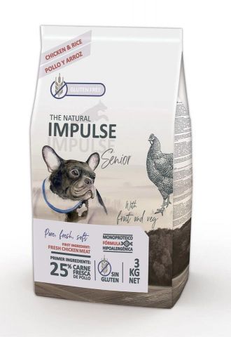 The Natural Impulse Dog Senior 3 kg