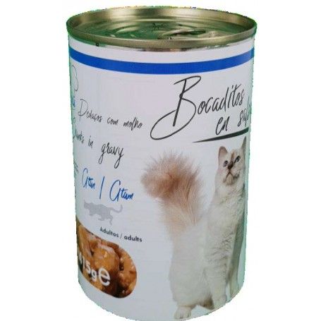 BOCADITOS EN SALSA CAT ATUN 415gr