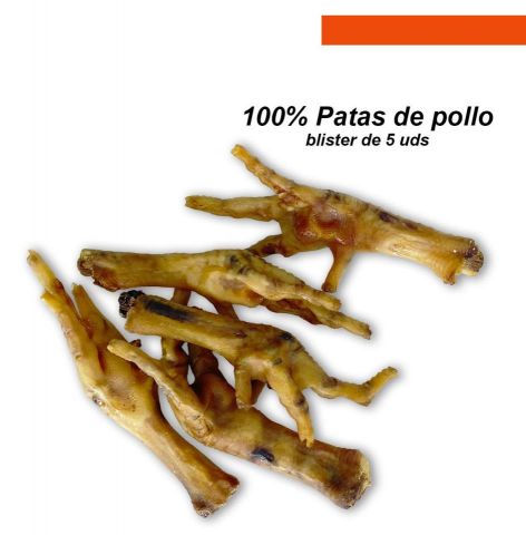 Snack natural 100% patas de pollo