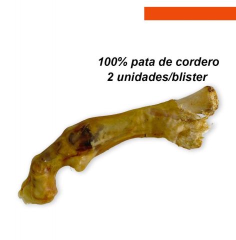 Snack natural 100% pata de cordero (2 uds )