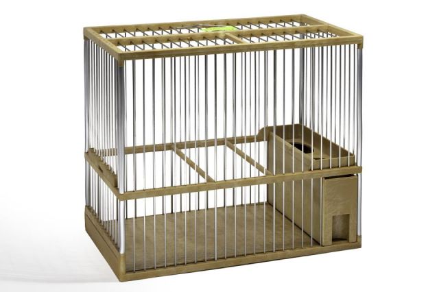 JAULA C2  ACERO INOX. BEIG