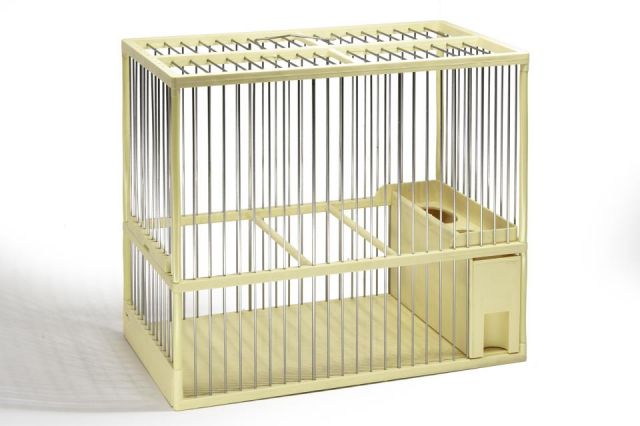 JAULA C2  ACERO INOX. MARFIL