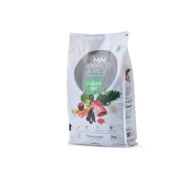 Natura Diet DOG Ibérico & Rice Mini 3Kg
