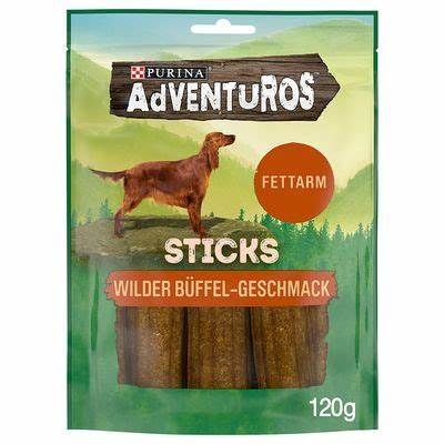 Adventuros Palitos Búfalo para perros 120G