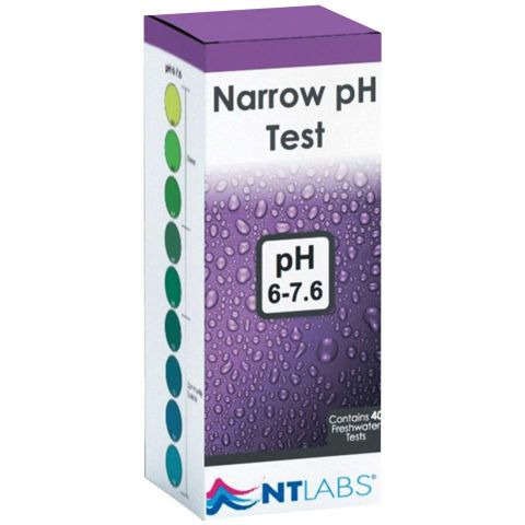 NARROW ph TEST NT AGUA DULCE 6-7,6