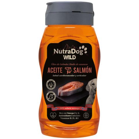 Aceite de salmón NutraDog WILD (300 ml)