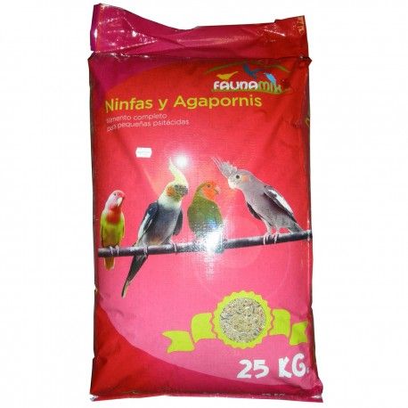 FAUNAMIX MIXTURA NINFAS Y AGAPORNIS S/25kg