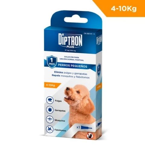 Diptron Plus – Pipetas Fipronilo + Permetrina 1,1