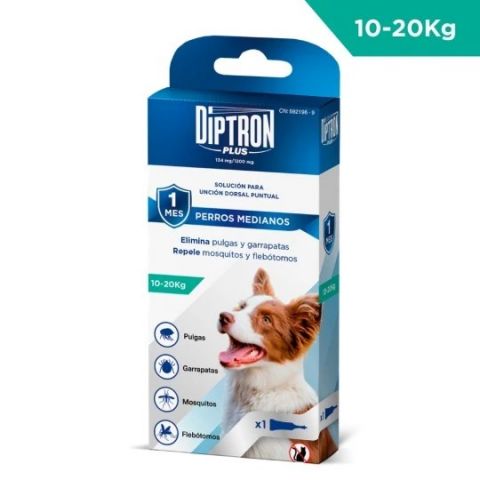 Diptron Plus – Pipetas Fipronilo + Permetrina 2,2