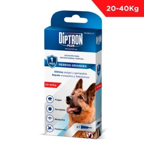 Diptron Plus – Pipetas Fipronilo + Permetrina 2,2