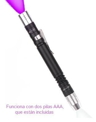 LINTERNA OVIOSCOPIO LUZ BLANCA + ULTRAVIOLETA