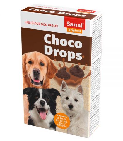 Sanal Choco Drops 125g 1Unid