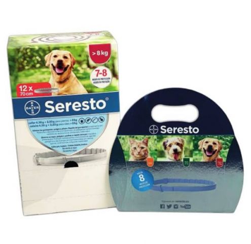 Seresto Clínico 38 cm, = 8kg 