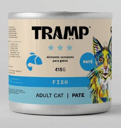AMP 3* CAT PATE WITH FISH 415 G 8 UNI