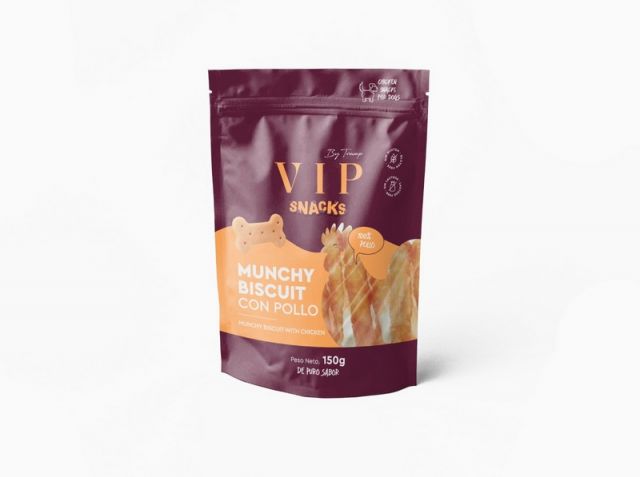 VIP SNACK MUNCHY BISCUIT POLLO 10X150 G