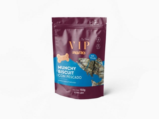VIP SNACK MUNCHY BISCUIT PESCADO 10X150 G