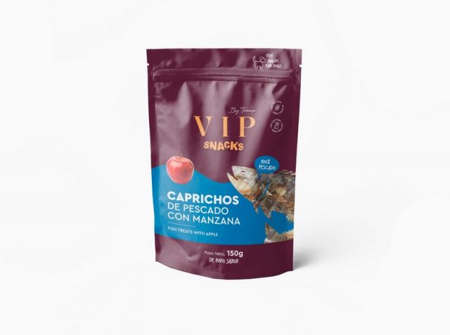 VIP CAPRICHOS PESCADO CON MANZANA 10X150 GR