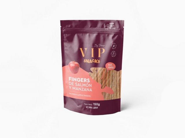VIP FINGERS SALMON & MANZANA 1X150 GR