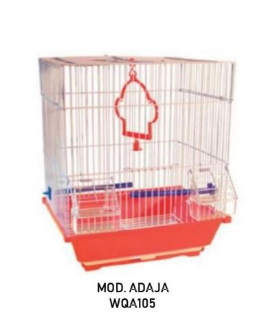 Jaula Exótica desmontable con barrotes blancos 30x