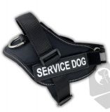 Arnés acolchado “Service-dog” negro. Talla XL (100
