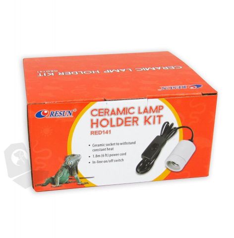Kit de Casquillo en Cerámica Resun con interruptor